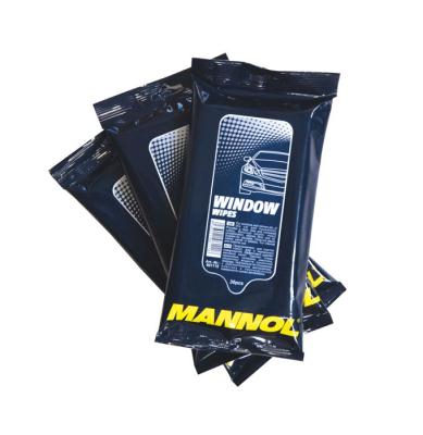 Mannol Салфетки для очистки стекол и зеркал/ Window Wipes .