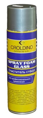 Очиститель стёкол Spray Foam Glass Croldino, 650мл .