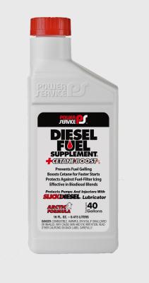 Power Service DIESEL FUEL SUPPLEMENTAL +CETANE BOOST .