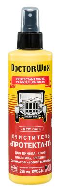 DoctorWax Очиститель "Протектант" для винила, кожи, пластика, резины, с запахом "новая машина" .
