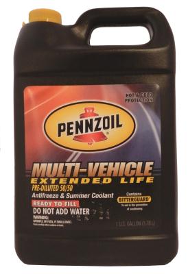 Pennzoil PENNZOIL MULTI-VEHICLE EXTENDED LIFE ANTIFREEZE AND SUMMER COOLANT 50/50 PREDILUTED .