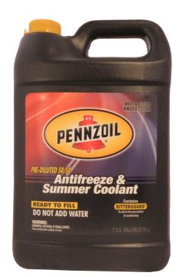 Pennzoil PENNZOIL ANTIFREEZE AND SUMMER COOLANT 50/50 PREDILUTED .