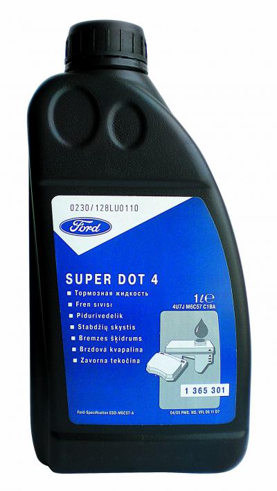 Тормозная жидкость Super DOT 4 .