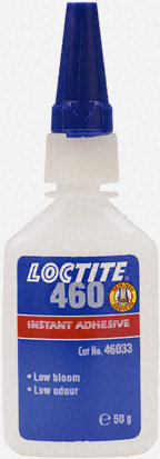 Клей моментального отверждения Loctite 460.