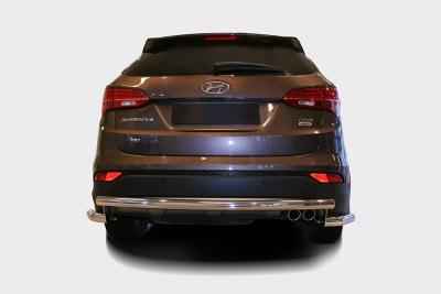 Защита бампера Hyundai Santa Fe 2013 - наст. время.