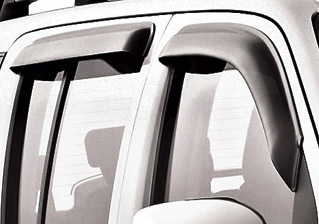 Дефлекторы стекол Ford Ranger Double cab 2006 - 2012.