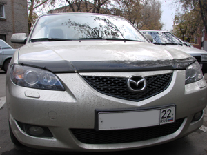 Дефлектор капота Mazda 3 (седан) 2005 - наст. время.