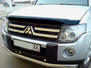 Дефлектор капота Mitsubishi Pajero IV 2007 - наст. время.