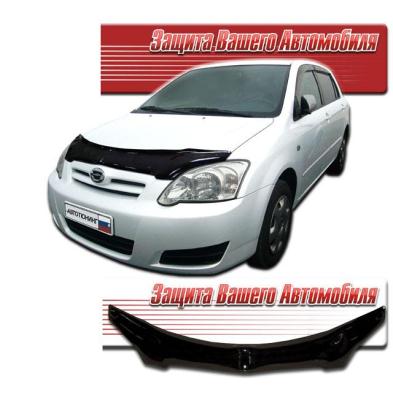 Дефлектор капота Classic черный Toyota Corolla 2004.
