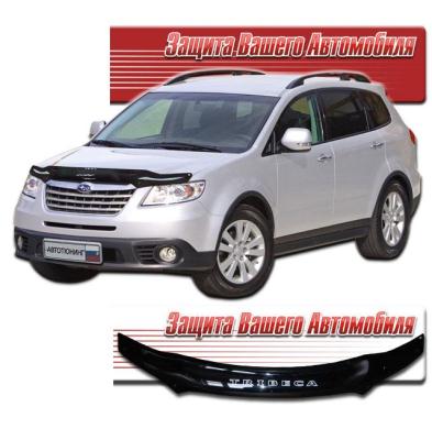 Дефлектор капота Classic черный Subaru Tribeca 2008.