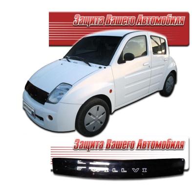 Дефлектор капота Classic черный Toyota Will (Vi) 2000.