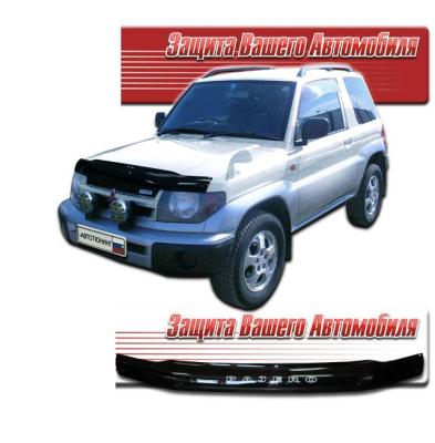 Дефлектор капота Classic черный Mitsubishi Pajero IO 1998.