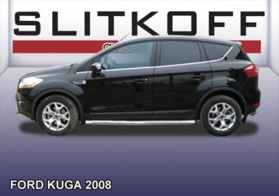 Пороги d76 труба Ford Kuga 2008.