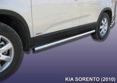 Пороги d57 труба KIA SORENTO 2010.