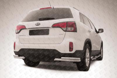 Уголки d57+d42 двойные KIA SORENTO 2013.