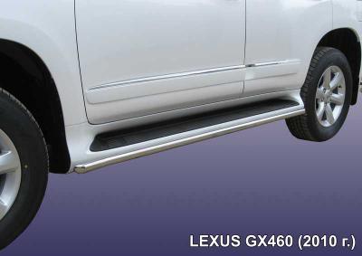 Защита штатного порога d42 Lexus GX460 2010.