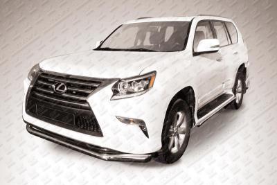 Защита переднего бампера d76 Lexus GX460 2013.