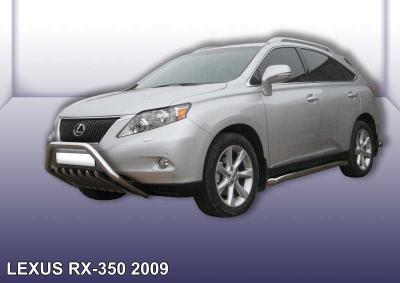 Кенгурятник d57 низкий с защитой картера Lexus RX350 2009.