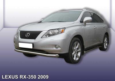 Защита переднего бампера d76 Lexus RX350 2009.