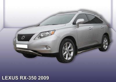 Защита переднего бампера d57 с защитой картера Lexus RX350 2009.