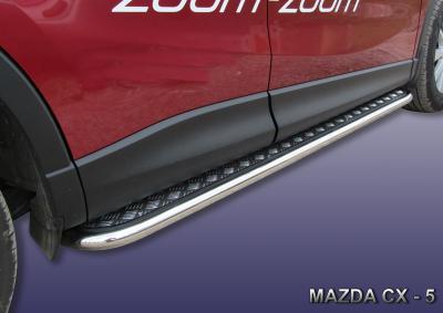 Пороги d42 с листом Mazda CX-5.