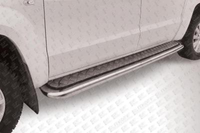 Пороги d57 с листом Volkswagen Amarok (внедорожник) 2013 - наст. время.