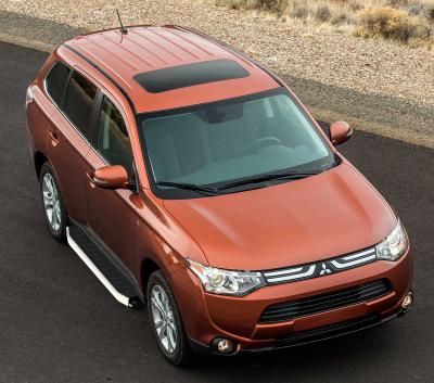 Пороги Mitsubishi Outlander.