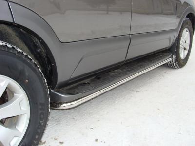 Защита порогов KIA Mohave 2009.