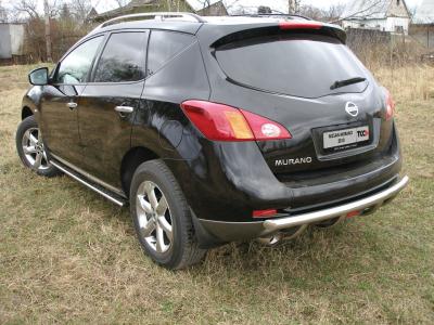 Защита бампера Nissan Murano (Z51) 2007.