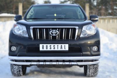 Защита переднего бампера Land Cruiser Prado 150 Toyota 2009 - 2012.