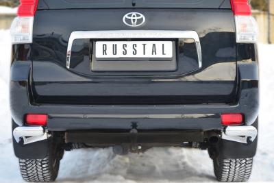 Защита заднего бампера Land Cruiser Prado 150 Toyota 2009 - 2012.