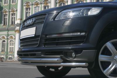 Защита бампера Audi Q7.