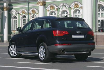 Защита бампера Audi Q7.