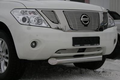 Защита бампера Nissan Patrol 2010 - наст. время.