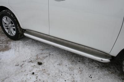 Защита бампера SsangYong Rexton 2007 - наст. время.