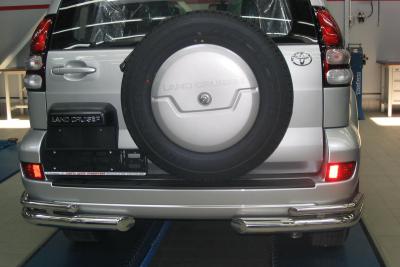 Защита бампера Toyota Land Cruiser Prado (J120) 2003 - наст. время.