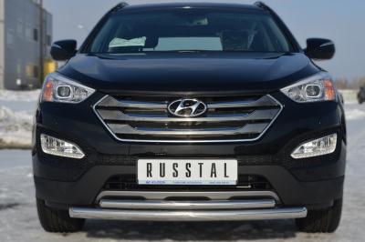 Защита бампера Hyundai Santa Fe 2012 - наст. время.