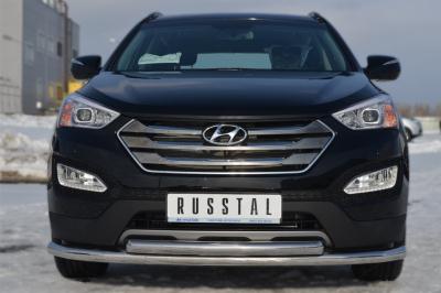 Защита бампера Hyundai Santa Fe 2012 - наст. время.
