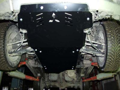 Защита картера и КПП Mitsubishi Pajero Pinin 1999 - 2003.