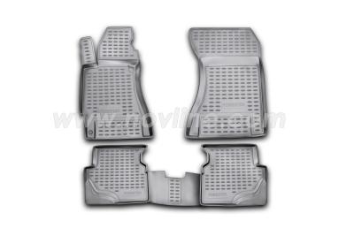 Коврики в салон, полиуретановые Subaru Forester 2002 - 2008.