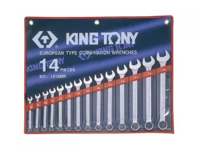 King Tony Комплект комбинированных ключей  6-24мм 18предметов .