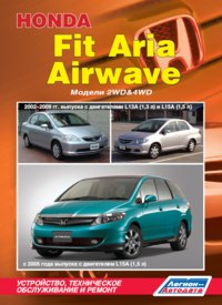 Печатная продукция HONDA FIT ARIA (2002-09)/ AIRWAVE (С 2005) .