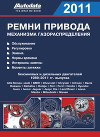 Печатная продукция РЕМНИ ПРИВОДА МЕХАНИЗМА ГАЗОРАСПРЕДЕЛЕНИЯ 2011 .