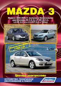 Печатная продукция MAZDA 3 С 2003Г .