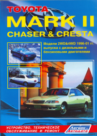 Печатная продукция TOYOTA MARK II, CHASER, CRESTA .