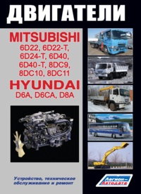 Печатная продукция MITSUBISHI ДВИГАТЕЛИ 6D22, 6D22-T, 6D24-T, 6D40, 6D40-T, 8DC9, 8DC10, 8DC11/ HYUNDAI D6AU, D 6AZ, D6AB, D6CA, D8AY, D8AX .