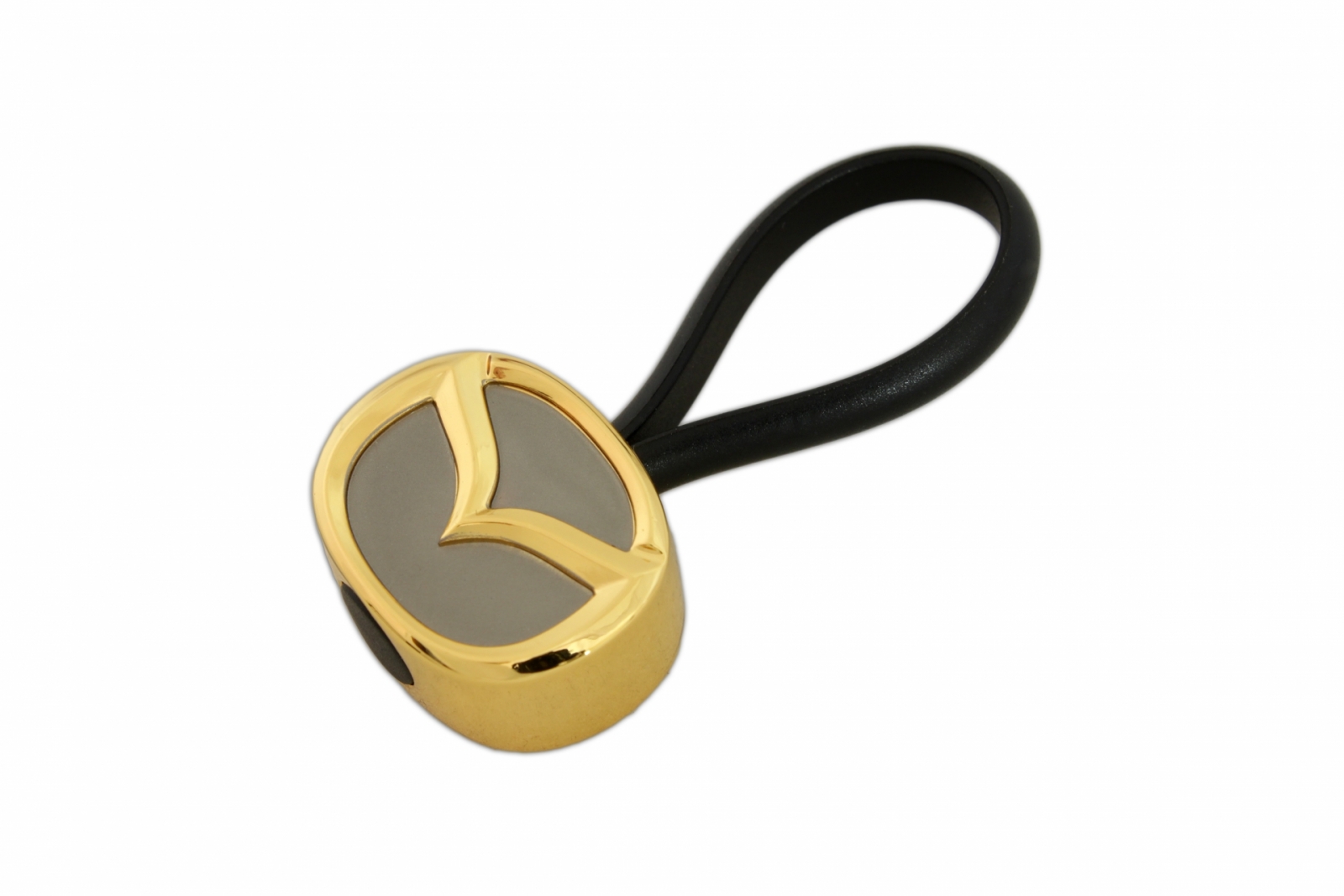 Брелок с металлическим логотипом MAZDA (Gold) .