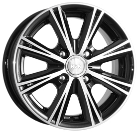RAPID АТТИКА АЛМАЗ (KC535) 5.5X14 4/100 ET43 d60.1 /black/ [r7145].