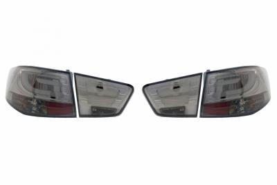 Задние Тонированные светодиодные фары для Kia Cerato II (2010-2013) (Sedan) "BMW Style" Smoke Kia Cerato.