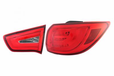 Задние светодиодные фары для Kia Sportage(2010) "BMW Style" Red Clear Kia Sportage.